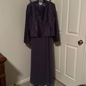 Purple Long Dress